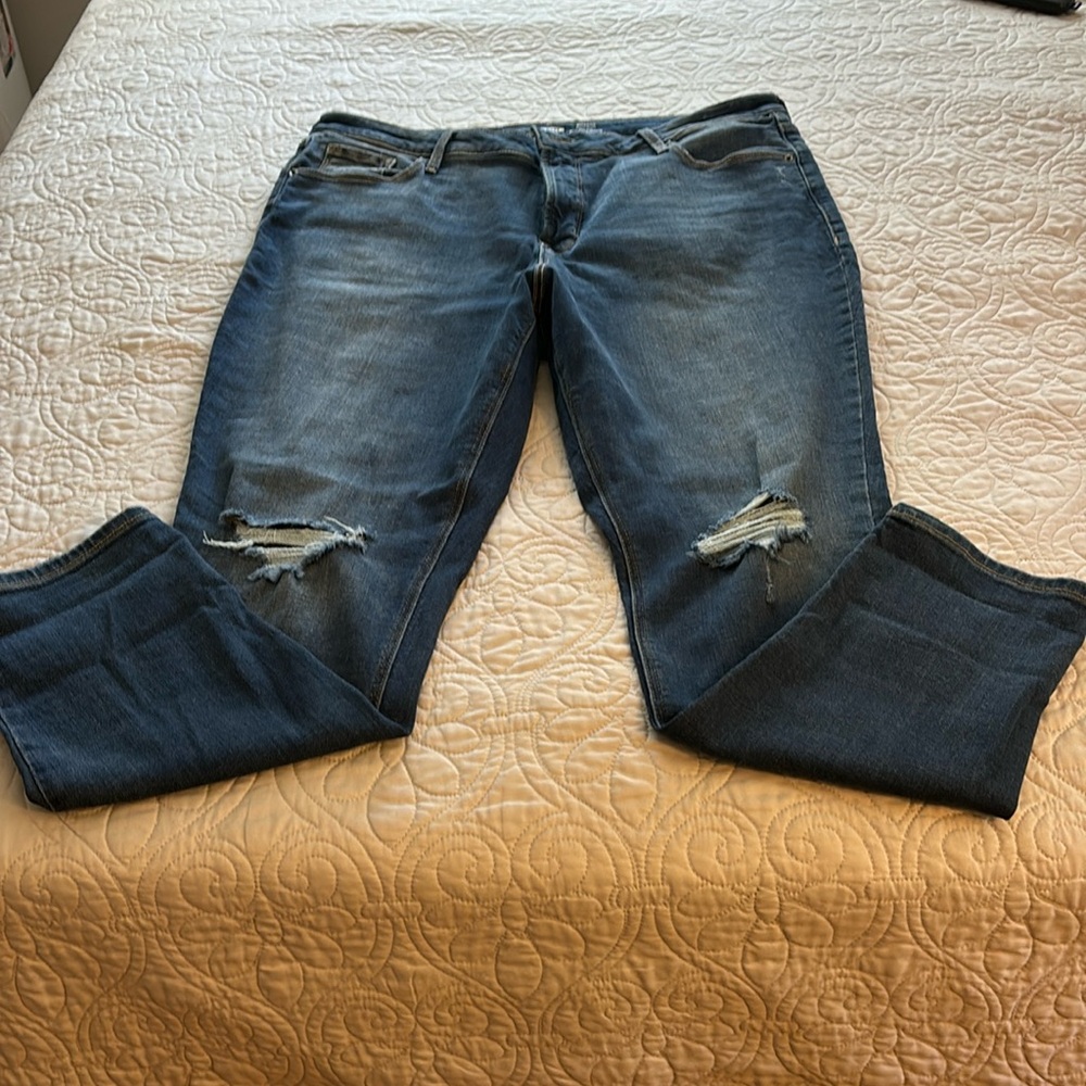 Jeans skinny high rise.